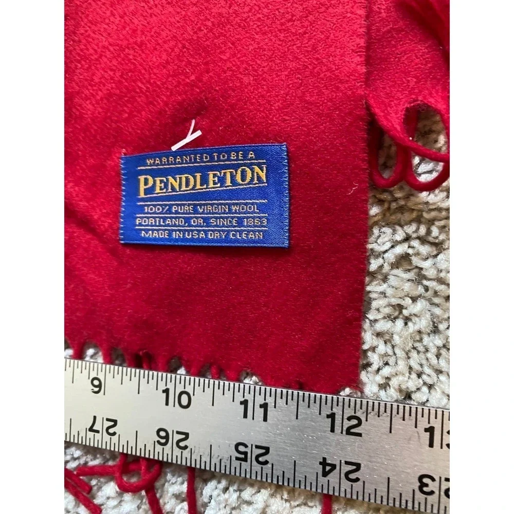Pendleton scarf red